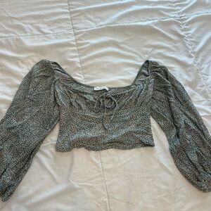 Floral Puff Sleeve Top